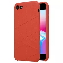 Чехол бампер для iPhone SE 2020 Nillkin Flex Red (Красный)
