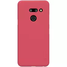 Чехол бампер для LG G8 ThinQ Nillkin Super Frosted Shield Red (Красный)