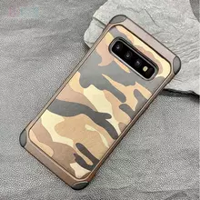 Чехол бампер для Samsung Galaxy S10 NX Case Camouflage Brown (Коричневый)