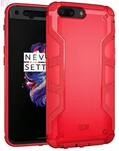 Чехол бампер для OnePlus 5 TUDIA Omnix Hybrid Red (Красный)