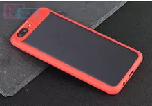 Чехол бампер для OnePlus 5 Ipaky Silicone Red (Красный)