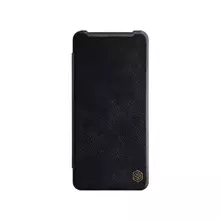 Чехол книжка для OnePlus 7T Nillkin Qin Black (Черный)