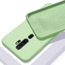 Чехол бампер для Oppo A5 2020 Anomaly Silicone Light Green (Светло Зеленый)