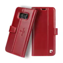 Чехол книжка для Samsung Galaxy S8 G950F Pierre Cardin PCL-P30 Red (Красный)