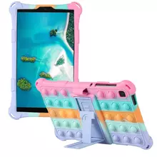 Силиконовый чехол бампер Ainiyo Pop It cover для Samsung Galaxy Tab A7 10.4" SM-T500 T505 2020 Розовый