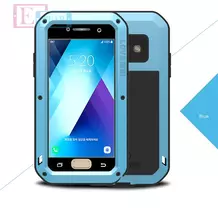 Чехол бампер для Samsung Galaxy A3 2017 A320F Love Mei PowerFull Blue (Синий)