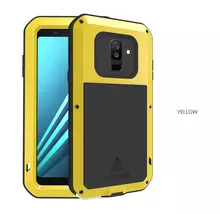 Чехол бампер для Samsung Galaxy A6 2018 Love Mei PowerFull Yellow (Желтый)