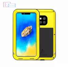 Чехол бампер для Huawei Mate 20 Pro Love Mei PowerFull Yellow (Желтый)