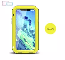 Чехол бампер для iPhone Xs Love Mei PowerFull Yellow (Желтый)