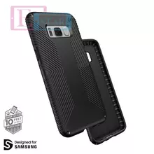 чехол бампер для Samsung Galaxy S8 Plus G955F Speck Presidio Grip Black (Черный)