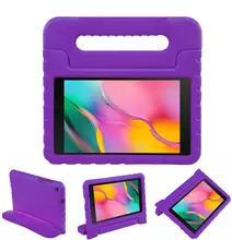 Противоударный силиконовый чехол Anomaly Kids Hand holder для планшета Samsung Galaxy Tab A7 Lite 8.7" SM-T220 T225 2021 (Фиолетовый)