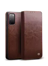 Чехол книжка для Samsung Galaxy S20 Qialino Classic Leather Brown (Коричневый)