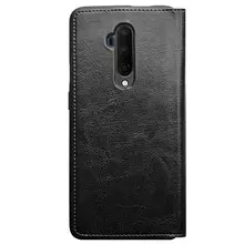 Чехол книжка для OnePlus 7T Pro Qialino Classic Leather Magnetic Black (Черный)