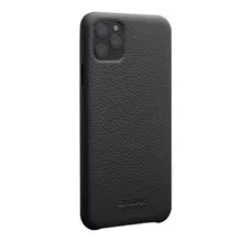 Чехол бампер для IPhone 11 Pro Max Qialino Litchi Pattern Black (Черный)