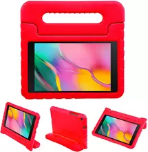 Противоударный силиконовый чехол Anomaly Kids Hand holder для планшета Samsung Galaxy Tab A7 Lite 8.7" SM-T220 T225 2021 (Красный)