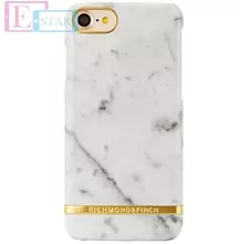 Чехол бампер для iPhone 7 Richmond & Finch Carrara White Marble (Белый Мрамор)