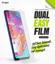 Защитная пленка для Samsung Galaxy A20 Ringke Dual Easy Full Cover Crystal Clear (Прозрачный)