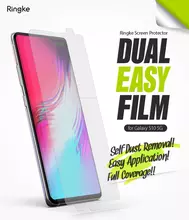 Защитная пленка для Samsung Galaxy S10 5G G9588 Ringke Dual Easy Full Cover Crystal Clear (Прозрачный)