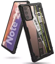Чехол бампер для Samsung Galaxy Note 20 Ringke Fusion-X Design Ticket Band (Билетная группа)