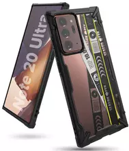 Чехол бампер для Samsung Galaxy Note 20 Ultra Ringke Fusion-X Design Ticket Band (Билетная группа)