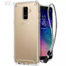 Чехол бампер для Samsung Galaxy A6 Plus 2018 Ringke Fusion Crystal Clear (Прозрачный)