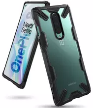 Чехол бампер для OnePlus 8 pro Ringke Fusion-X Black (Черный)