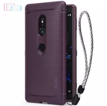 Чехол бампер для Sony Xperia XZ2 Ringke Onyx Plum Violet (Сливовый Фиолетовый)