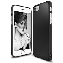 Чехол бампер для iPhone SE 2020 Ringke Slim SF Black (Черное Напыление)
