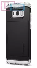Чехол бампер для Samsung Galaxy S8 G950F Spigen Crystal Wallet Black (Черный)
