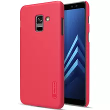 Чехол бампер для Samsung Galaxy A8 2018 A530F Nillkin Super Frosted Shield Red (Красный)