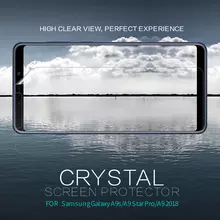 Защитная пленка для Samsung Galaxy A9 2018 Nillkin Anti-Fingerprint Film Crystal Clear (Прозрачный)