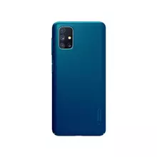 Чехол бампер для Samsung Galaxy M51 Nillkin Super Frosted Shield Blue (Синий)