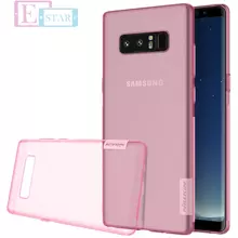 Чехол бампер для Samsung Galaxy Note 8 N955 Nillkin TPU Nature Pink (Розовый)