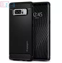 Чехол бампер для Samsung Galaxy Note 8 N955 Spigen Rugged Armor Matte Black (Матовый Черный)