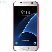 Чехол бампер для Samsung Galaxy S7 G930F Nillkin Super Frosted Shield Red (Красный)