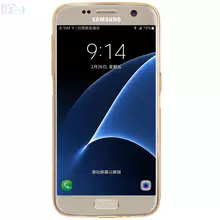 Чехол бампер для Samsung Galaxy S7 G930F Nillkin TPU Nature Brown (Коричневый)