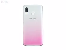 Чехол бампер для Samsung Galaxy A40 Samsung Gradation Cover Pink (Розовый)