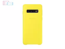 Чехол бампер для Samsung Galaxy S10 Plus Samsung Leather Back Cover Yellow (Желтый)