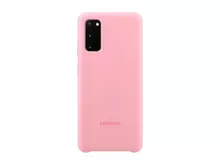 Чехол бампер для Samsung Galaxy S20 Samsung Silicone Cover Pink (Розовый)