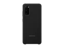 Чехол бампер для Samsung Galaxy S20 Samsung Silicone Cover Black (Черный)