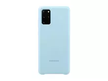 Чехол бампер для Samsung Galaxy S20 Plus Samsung Silicone Cover Light Blue (Голубой)