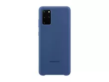 Чехол бампер для Samsung Galaxy S20 Plus Samsung Silicone Cover Blue (Синий)