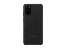 Чехол бампер для Samsung Galaxy S20 Plus Samsung Silicone Cover Black (Черный)