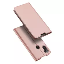 Чехол книжка для Samsung Galaxy M11 Dux Ducis Skin Pro Rose Gold (Розовое Золото)