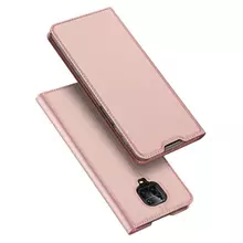 Чехол книжка для Xiaomi Redmi Note 9 Pro Dux Ducis Skin Pro Rose Gold (Розовое Золото)