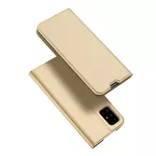 Чехол книжка для Samsung Galaxy A71 Dux Ducis Skin Pro Gold (Золотой)