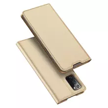 Чехол книжка для Samsung Galaxy Note 20 Dux Ducis Skin Pro Gold (Золотой)