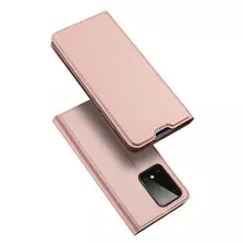 Чехол книжка для Samsung Galaxy S20 Ultra Dux Ducis Skin Pro Rose Gold (Розовое Золото)