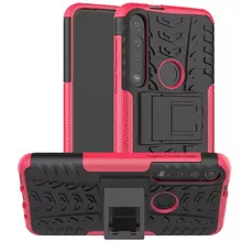 Чехол бампер для Motorola Moto G8 Plus Nevellya Case Pink (Розовый)