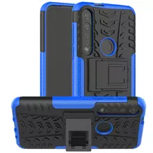 Чехол бампер для Motorola Moto G8 Plus Nevellya Case Blue (Синий)